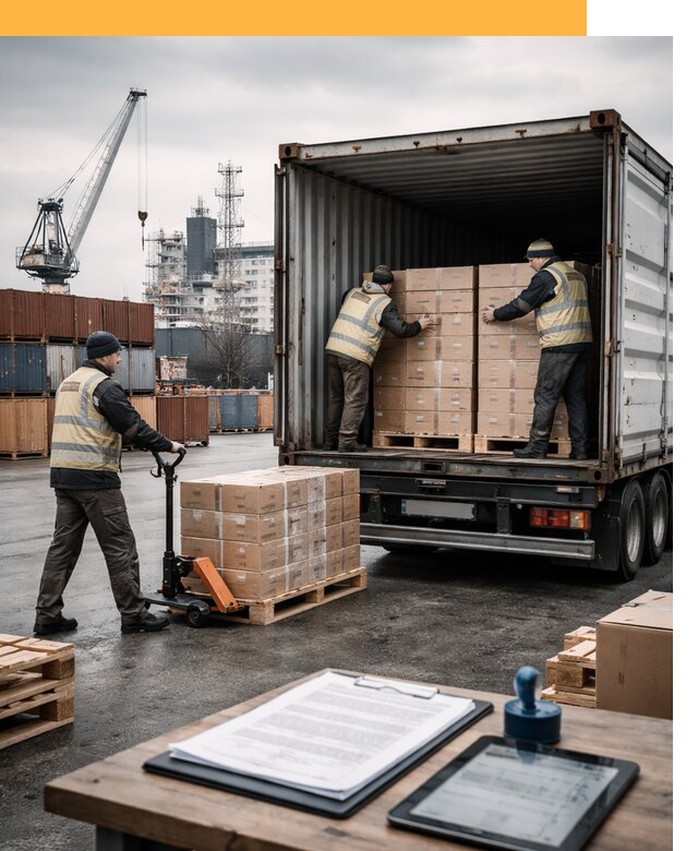 Доставка грузов из Латвии от 26545 руб, морская, авто, авиа