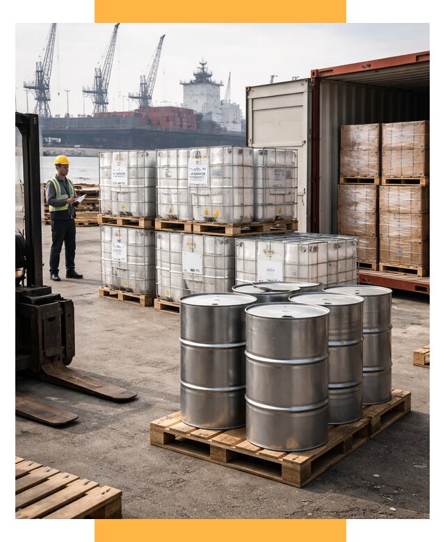 Доставка химического сырья из Индии от 265450 р. | СетСервис-Ктн