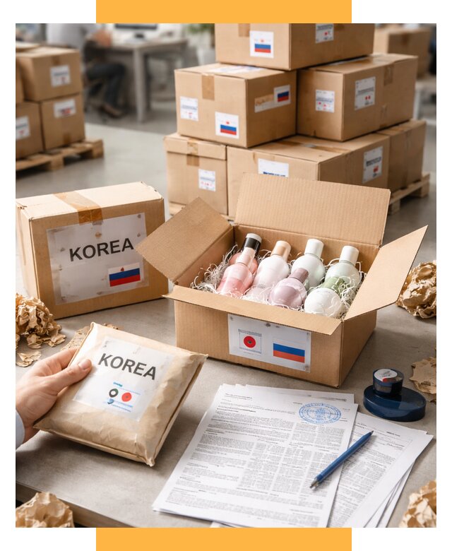 Доставка косметики из Кореи от 9025 р. под ключ | СетСервис-Ктн