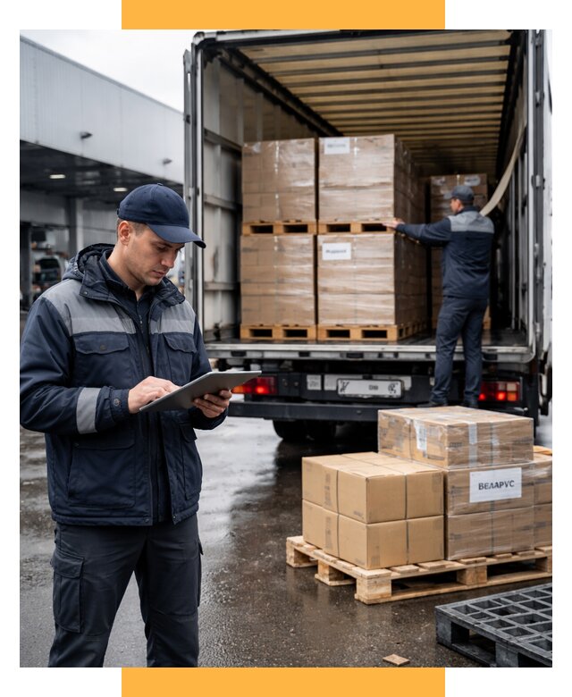 Доставка грузов из Беларуси от 15927 р. логистика СетСервис-Ктн