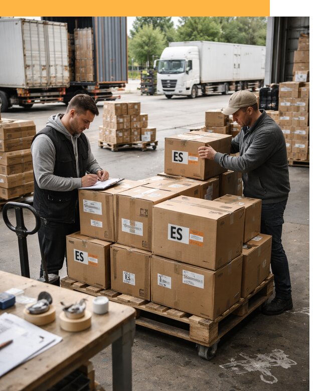 Доставка грузов в Испанию автотранспортом от 37163 руб