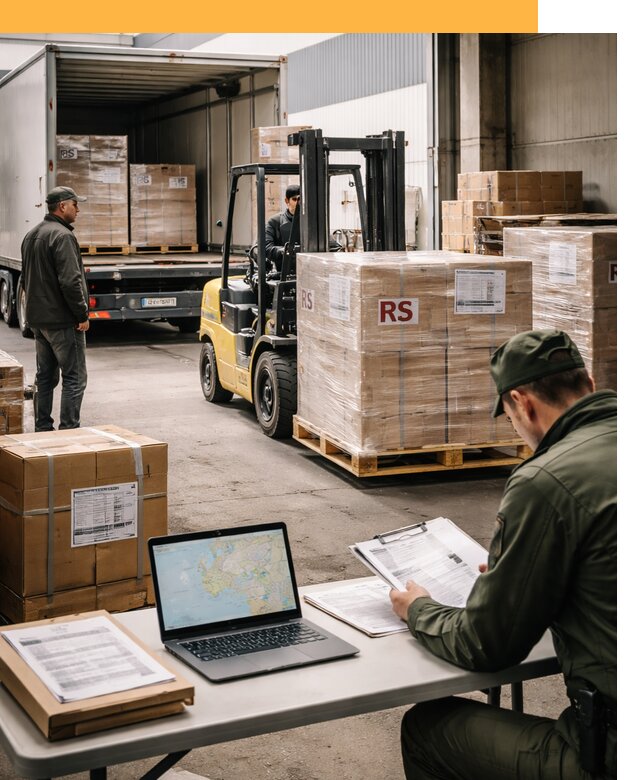 Доставка грузов в Сербию от 47781 руб, международные перевозки