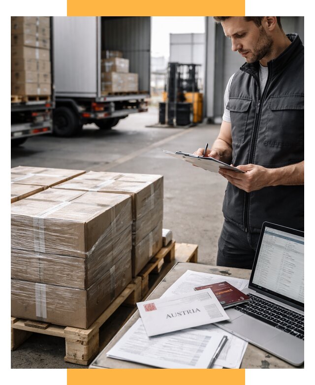 Доставка в Австрию от 69017 р. Логистика и экспорт СетСервис-Ктн