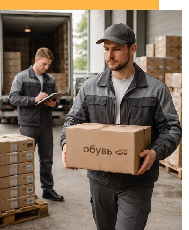 Международная перевозка обуви с таможенным оформлением от 4778
