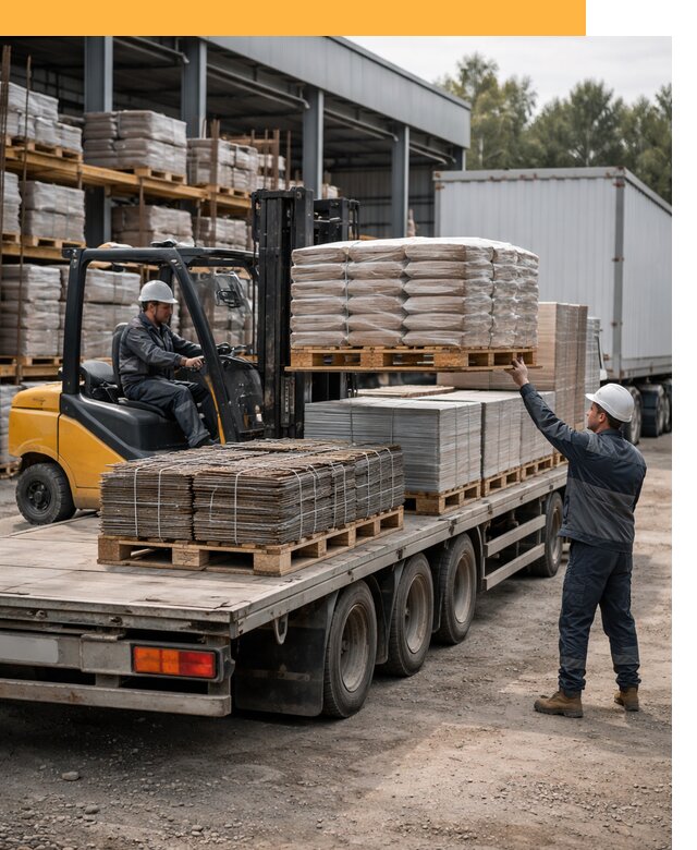 Перевозка строительных материалов по миру от 5840 руб