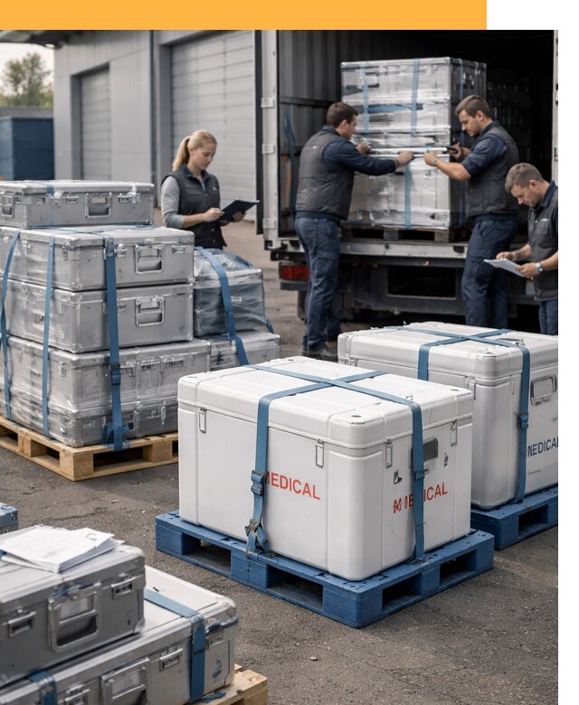 Перевозка медицинского оборудования по всему миру от 15927 руб
