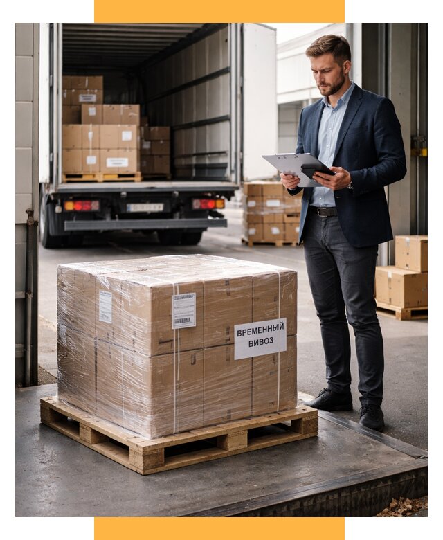 Временный вывоз товаров под ключ от 8494 р. | СетСервис-Ктн