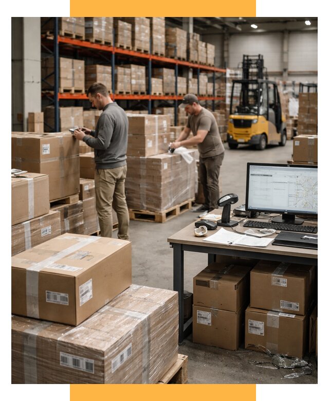 Склад консолидации в Европе от 6902 р., услуги СетСервис-Ктн